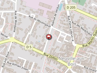 Carte de Brservices à Neuville-aux-bois