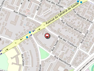 Carte de Studio Pilates Yoga à Colmar