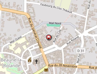 Carte de Café De La Place à Beaune-la-rolande