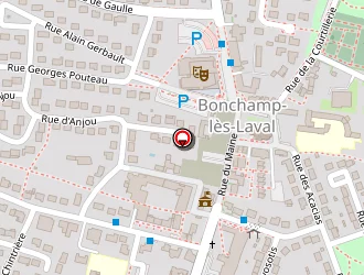 Carte de Moulinet Auto-ecole à Bonchamp-lès-laval