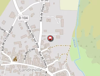 Carte de Philbert Roger à Landreville