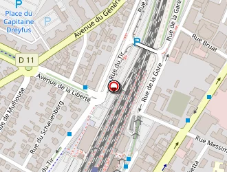 Carte de Taxis Gare à Colmar