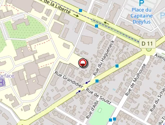 Carte de François Lambach à Colmar