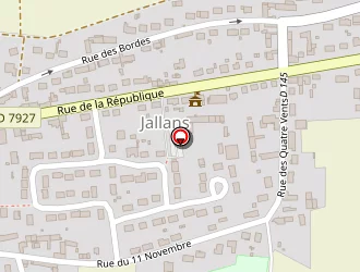 Carte de Avenance Enseignement Et Santé à Jallans