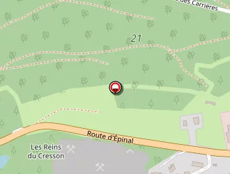 Carte de Ferry Chantal à Gérardmer