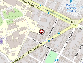 Carte de Institut Natalia à Colmar