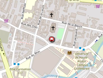 Carte de Espace Revêtements Couleurs à Colmar