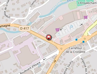 Carte de Garage Defranoux à Gérardmer