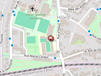 Carte de Stade Jean Macé à Laval