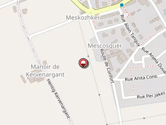 Carte de Kerivel à Confort-meilars