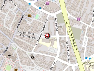 Carte de Auto-ecole Franklin à Colmar