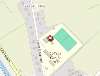 Carte de College Yves Le Bec à Rohan