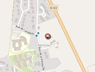 Carte de Rielec à Plogonnec