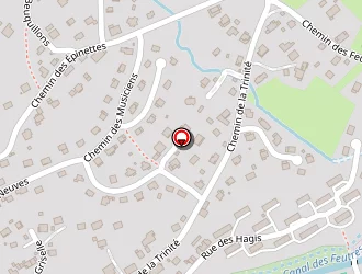 Carte de Cuny Maisons Et Chalets à Gérardmer