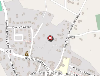 Carte de Bouffaut Marie à Malguénac