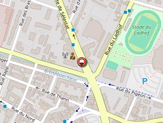 Carte de Europaint à Colmar