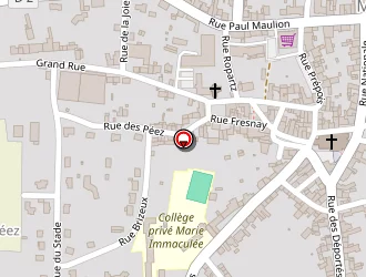 Carte de Collège Marie Immaculée à Mauron