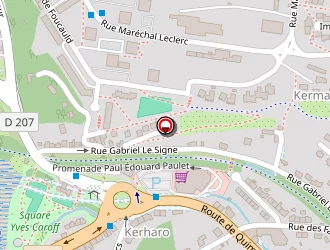 Carte de Auto Océan Garage Bourhis à Douarnenez