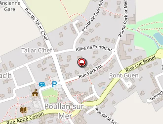 Carte de Agence Postale Communale à Poullan-sur-mer