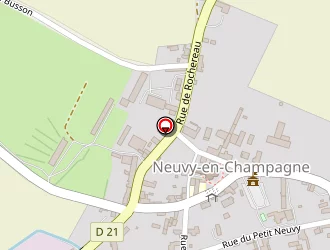 Carte de Ecole Primaire Publique Rpi à Neuvy-en-champagne