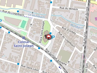 Carte de Pressing Saint-joseph à Colmar