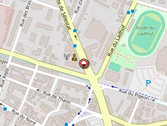 Carte de Elsass Rugby à Colmar