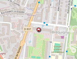 Carte de O.s.a Maçonnerie à Rennes