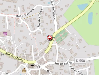 Carte de Lethon James à Argentré