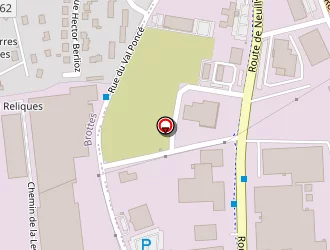 Carte de Boulodrome à Chaumont