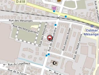 Carte de Mega Market à Colmar