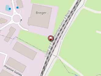 Carte de Lactalis Logistique à Laval