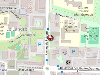 Carte de Assia Réseau Una (aide Soin Services Innovation Autonomie à Domicile) à Rennes