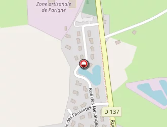 Carte de La Biconnuere à Brûlatte (la)