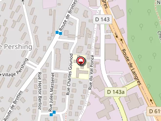 Carte de Ecoles à Chaumont