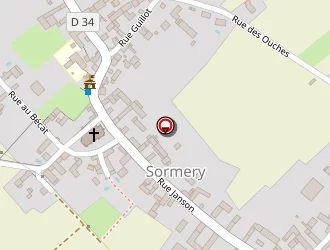 Carte de Paciflore à Sormery