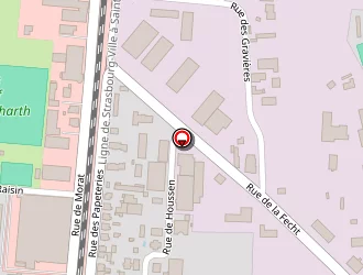 Carte de Métal Services à Colmar