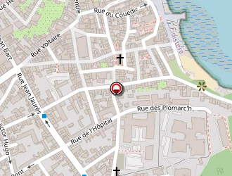 Carte de Le Paradis à Douarnenez