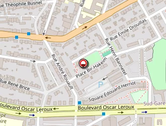 Carte de Auto Ecole De La Bellangerais à Rennes