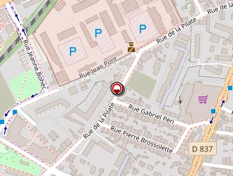 Carte de La Poste à Rennes