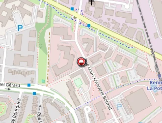 Carte de Distri Coiff' à Rennes