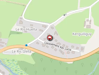 Carte de Les Terrasses Du Ris à Kerlaz