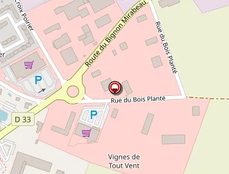 Carte de Lidl à Ferrières-en-gâtinais