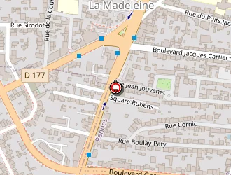 Carte de Bretagne Sécurité Services à Rennes