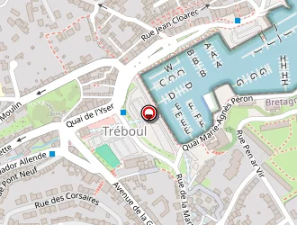 Carte de Gazut Vaucher à Douarnenez