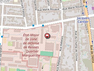 Carte de Triviaux à Rennes