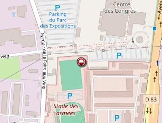 Carte de Ateliers Municipaux à Colmar