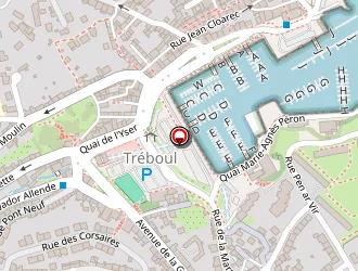 Carte de Peuziat Josick à Douarnenez