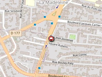 Carte de Maison Du Combattant à Rennes