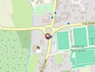 Carte de Stade Municipal à Briec