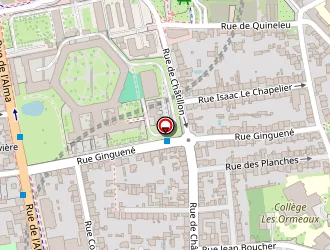 Carte de Vincent à Rennes